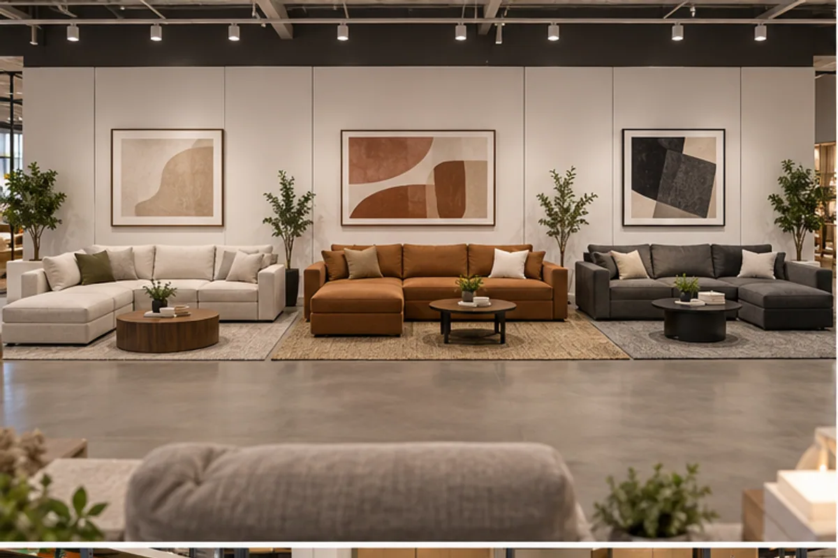 Sofa and home living selection
